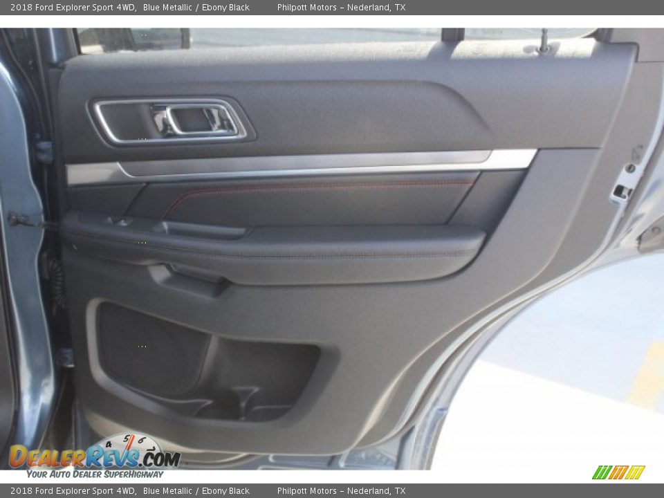2018 Ford Explorer Sport 4WD Blue Metallic / Ebony Black Photo #29