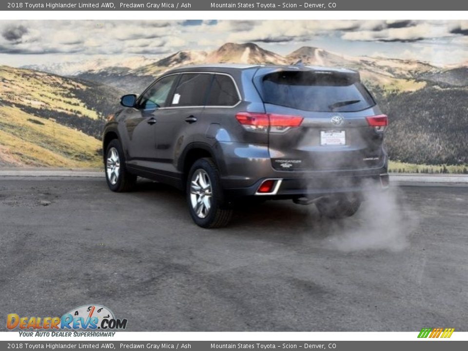 2018 Toyota Highlander Limited AWD Predawn Gray Mica / Ash Photo #3