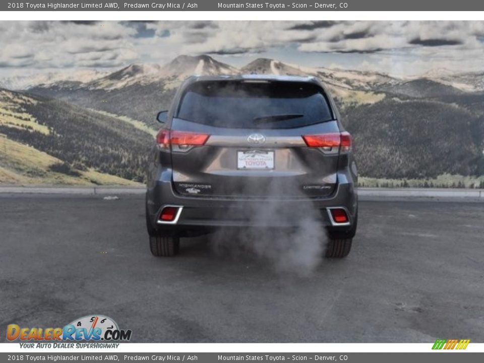 2018 Toyota Highlander Limited AWD Predawn Gray Mica / Ash Photo #4