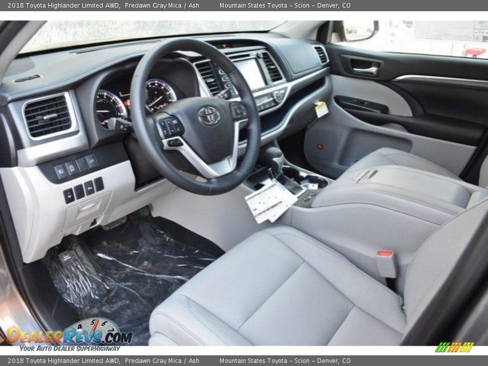 2018 Toyota Highlander Limited AWD Predawn Gray Mica / Ash Photo #5