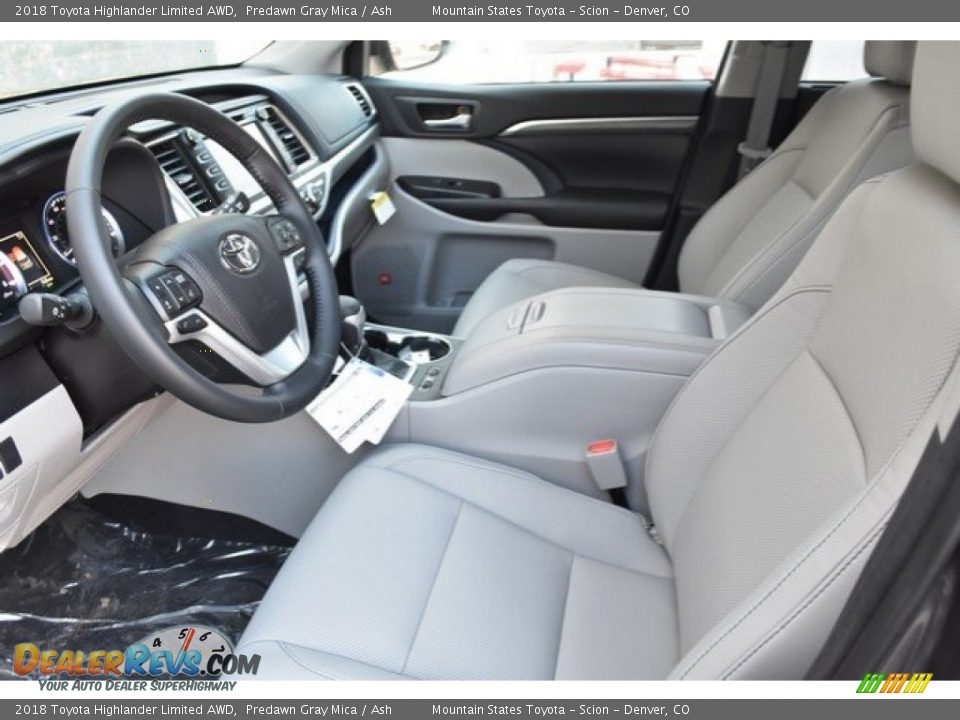 2018 Toyota Highlander Limited AWD Predawn Gray Mica / Ash Photo #6