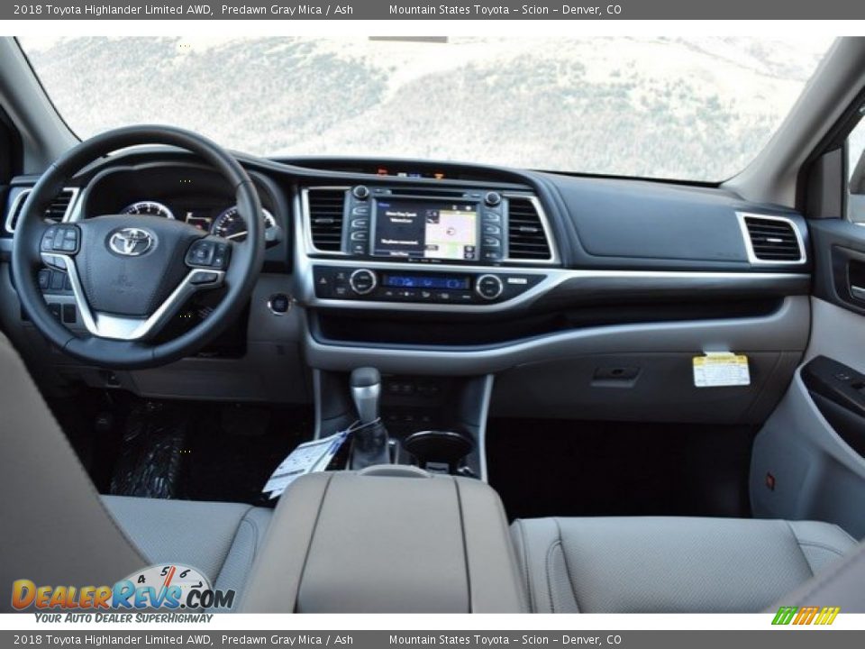 2018 Toyota Highlander Limited AWD Predawn Gray Mica / Ash Photo #8