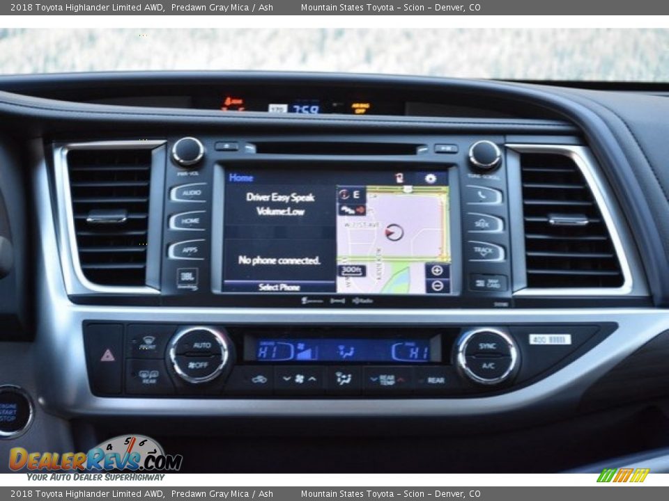 2018 Toyota Highlander Limited AWD Predawn Gray Mica / Ash Photo #10