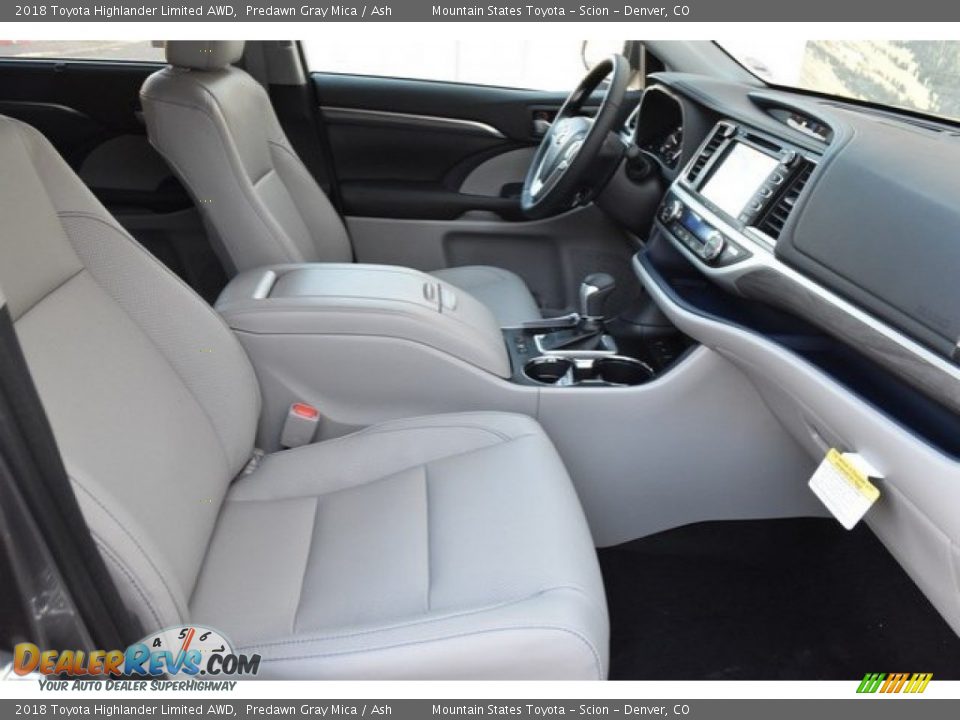 2018 Toyota Highlander Limited AWD Predawn Gray Mica / Ash Photo #12