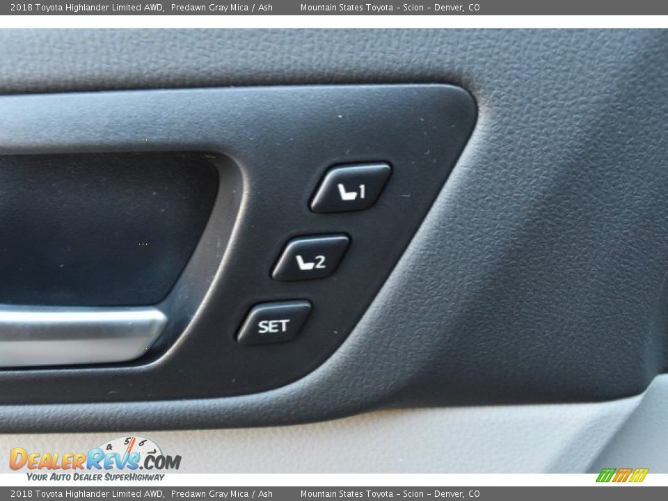 2018 Toyota Highlander Limited AWD Predawn Gray Mica / Ash Photo #28
