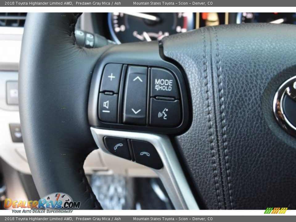2018 Toyota Highlander Limited AWD Predawn Gray Mica / Ash Photo #30