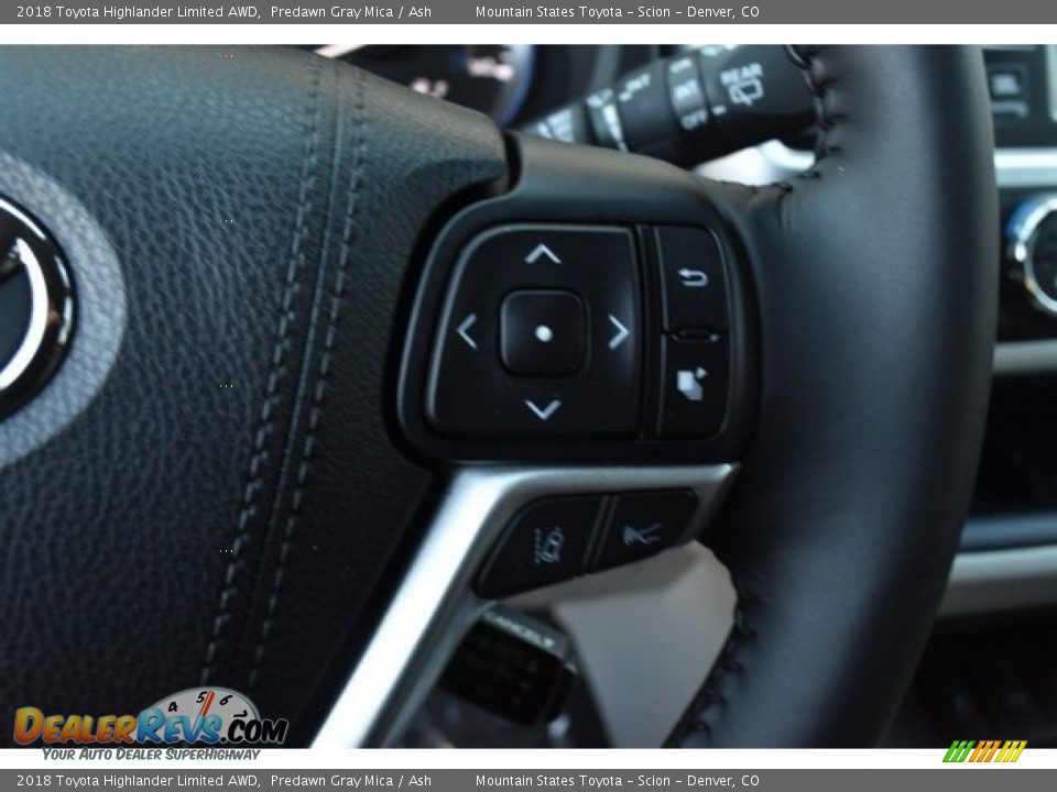 2018 Toyota Highlander Limited AWD Predawn Gray Mica / Ash Photo #31