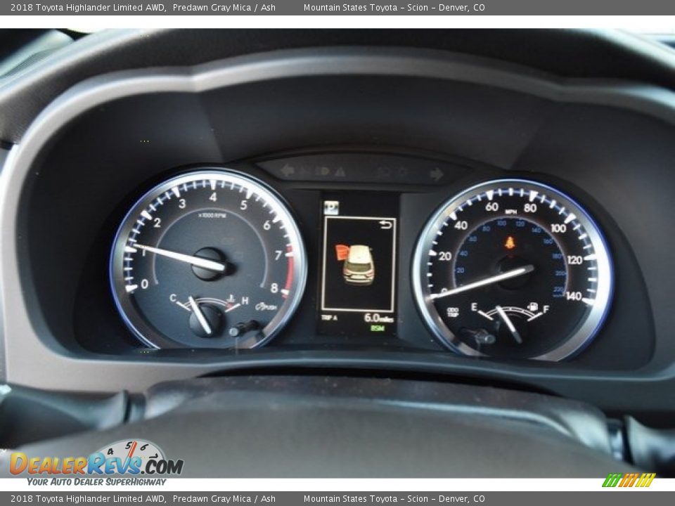 2018 Toyota Highlander Limited AWD Predawn Gray Mica / Ash Photo #32