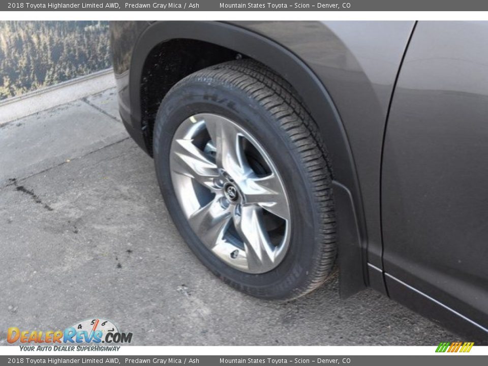 2018 Toyota Highlander Limited AWD Predawn Gray Mica / Ash Photo #35