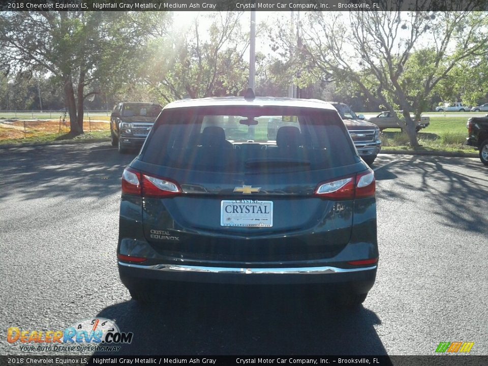 2018 Chevrolet Equinox LS Nightfall Gray Metallic / Medium Ash Gray Photo #4