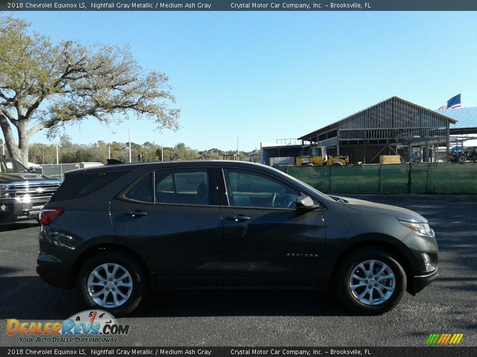2018 Chevrolet Equinox LS Nightfall Gray Metallic / Medium Ash Gray Photo #6