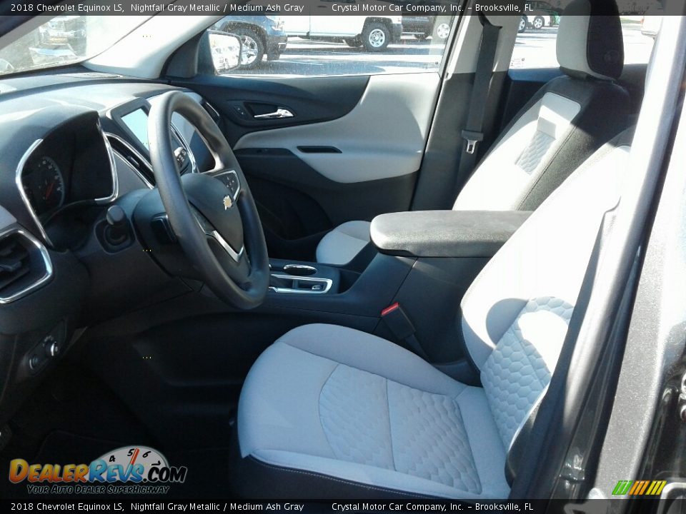2018 Chevrolet Equinox LS Nightfall Gray Metallic / Medium Ash Gray Photo #9