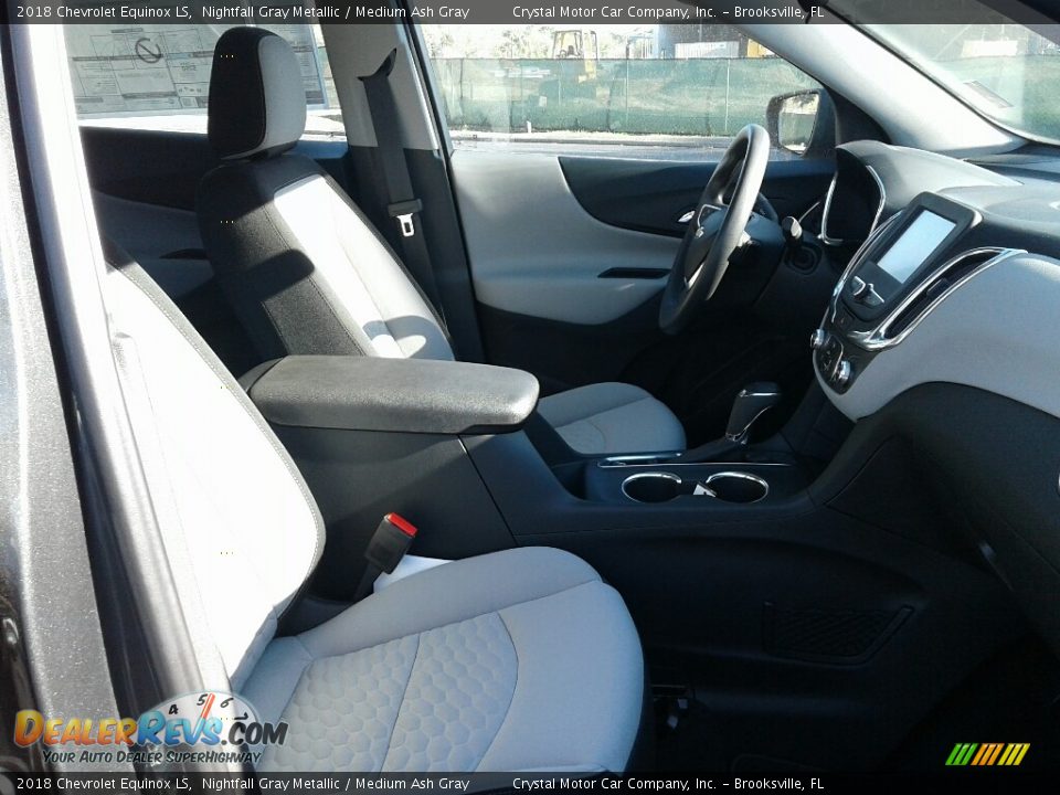 2018 Chevrolet Equinox LS Nightfall Gray Metallic / Medium Ash Gray Photo #12