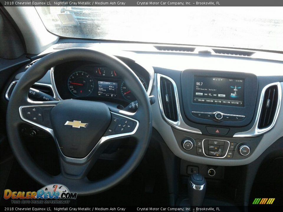 2018 Chevrolet Equinox LS Nightfall Gray Metallic / Medium Ash Gray Photo #13