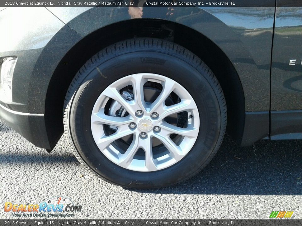 2018 Chevrolet Equinox LS Nightfall Gray Metallic / Medium Ash Gray Photo #20