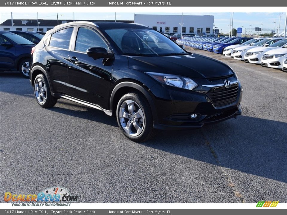 2017 Honda HR-V EX-L Crystal Black Pearl / Black Photo #2