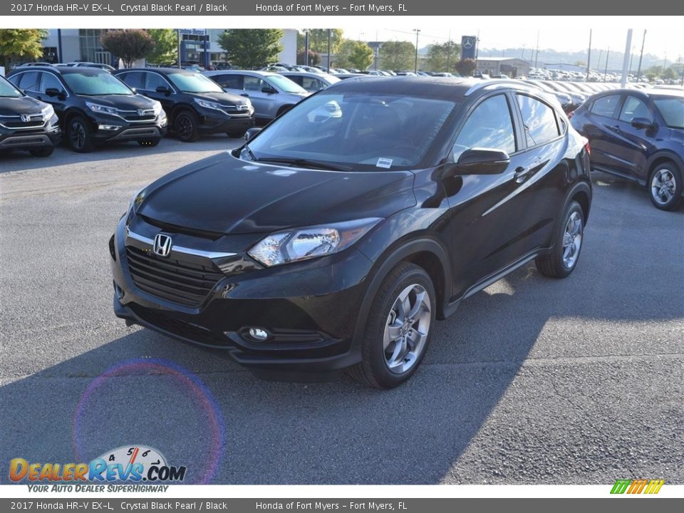 2017 Honda HR-V EX-L Crystal Black Pearl / Black Photo #4