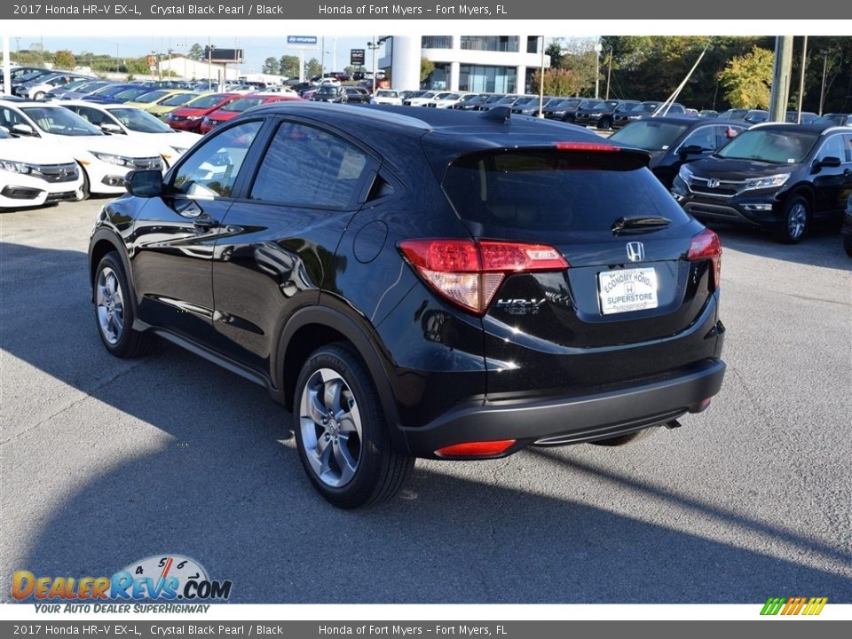 2017 Honda HR-V EX-L Crystal Black Pearl / Black Photo #6