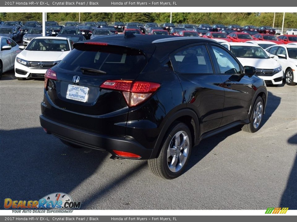 2017 Honda HR-V EX-L Crystal Black Pearl / Black Photo #8