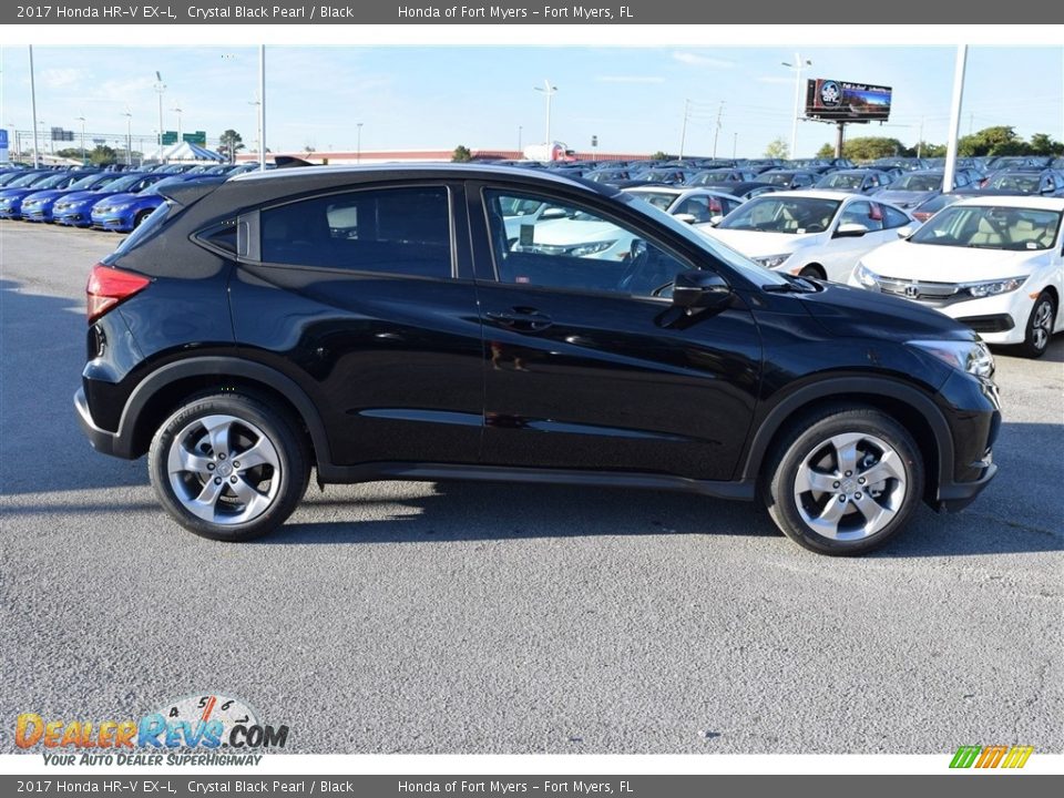 2017 Honda HR-V EX-L Crystal Black Pearl / Black Photo #9