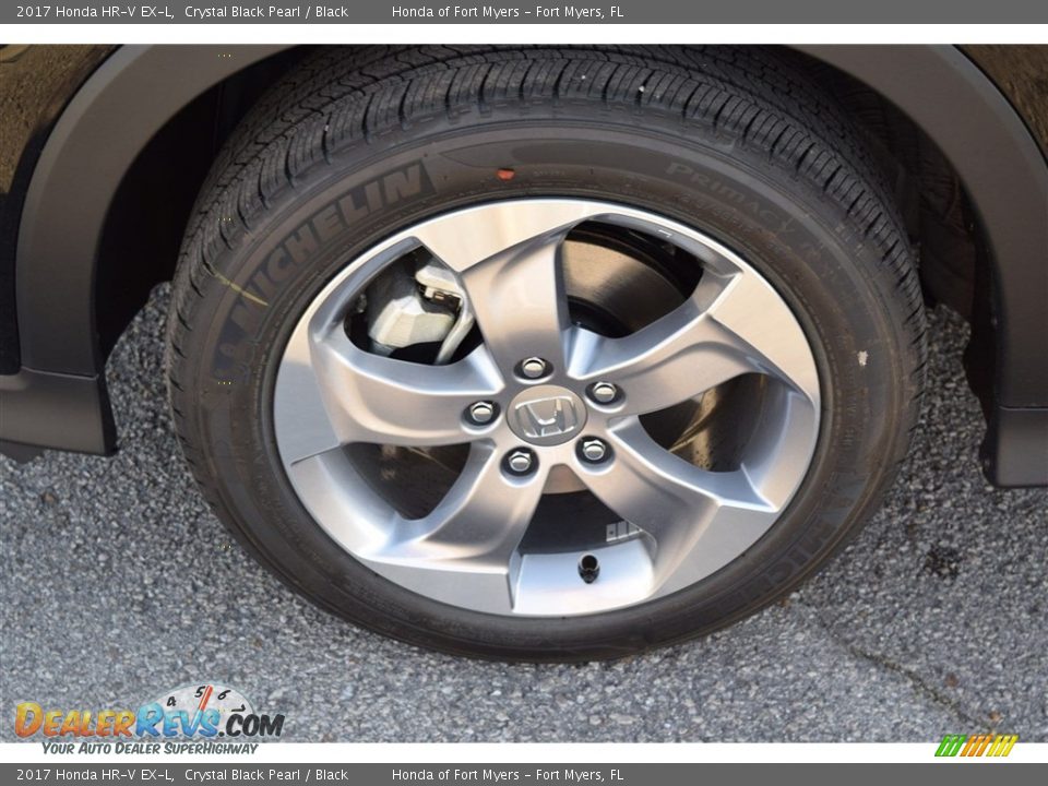 2017 Honda HR-V EX-L Crystal Black Pearl / Black Photo #10