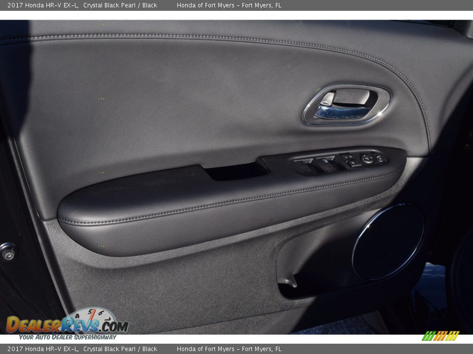 2017 Honda HR-V EX-L Crystal Black Pearl / Black Photo #11