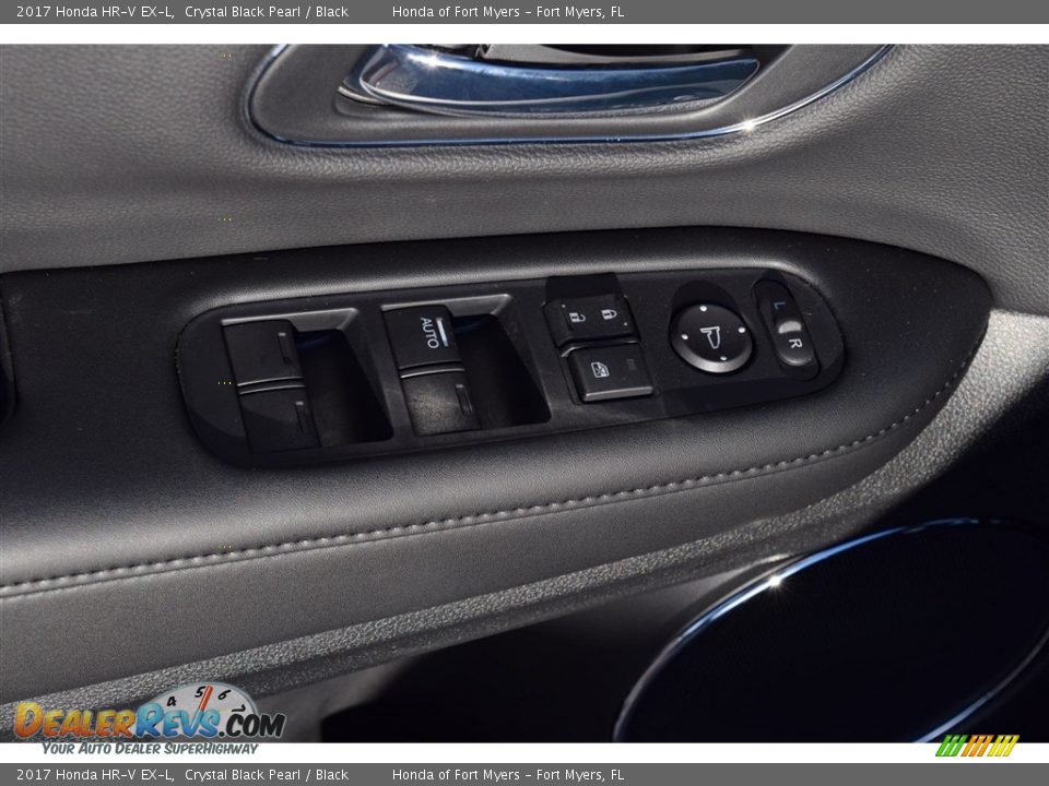 2017 Honda HR-V EX-L Crystal Black Pearl / Black Photo #12
