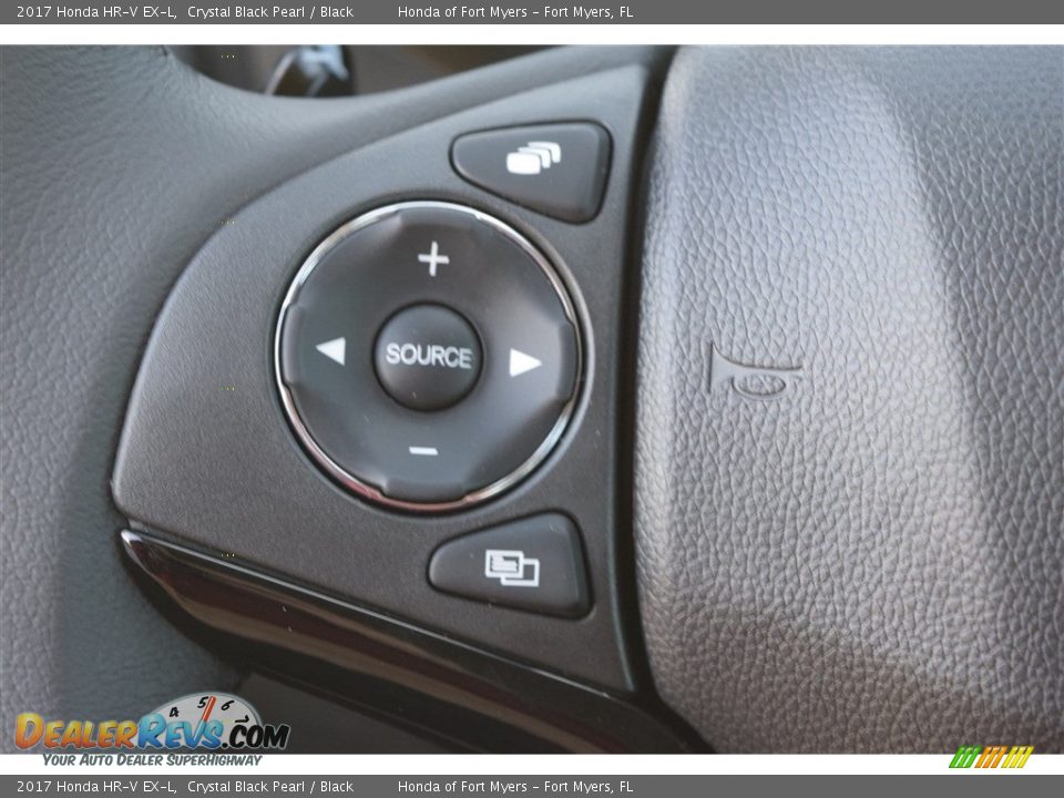 2017 Honda HR-V EX-L Crystal Black Pearl / Black Photo #17