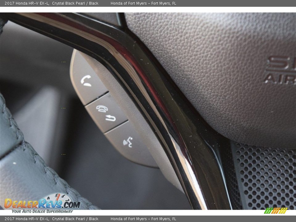 2017 Honda HR-V EX-L Crystal Black Pearl / Black Photo #18