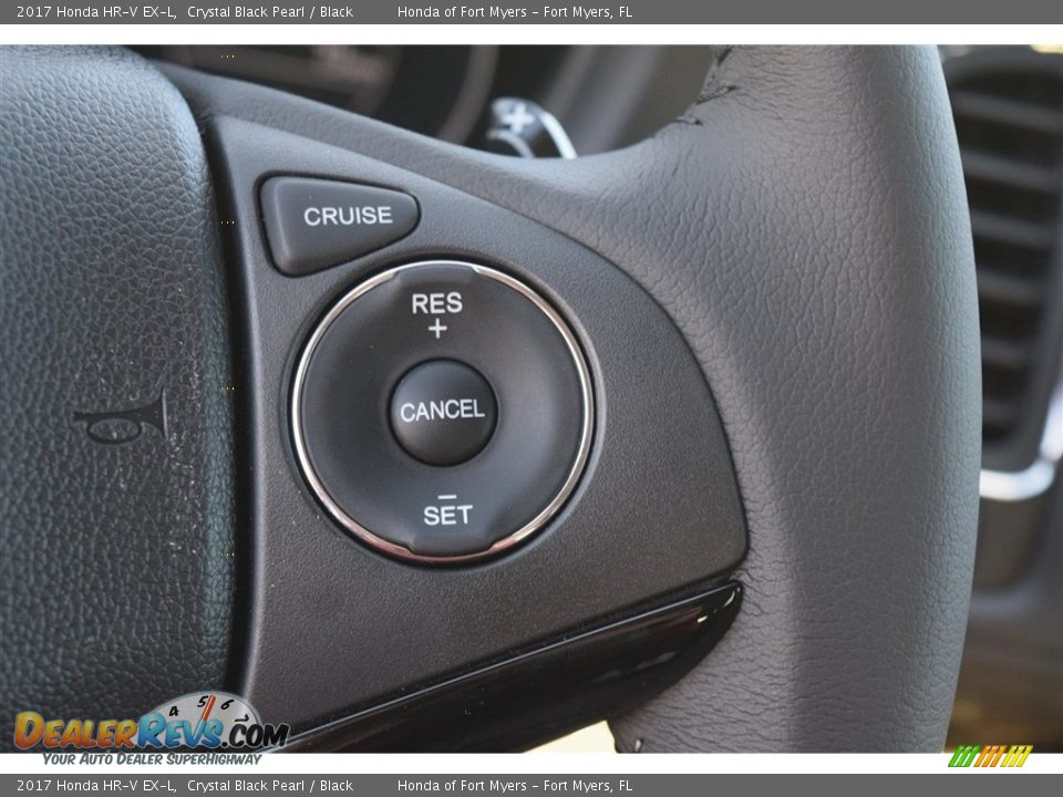 2017 Honda HR-V EX-L Crystal Black Pearl / Black Photo #19