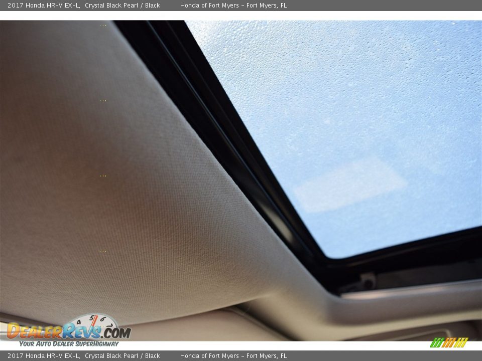2017 Honda HR-V EX-L Crystal Black Pearl / Black Photo #28