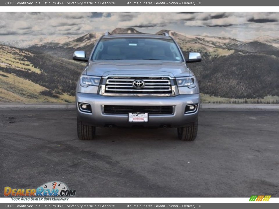 2018 Toyota Sequoia Platinum 4x4 Silver Sky Metallic / Graphite Photo #2