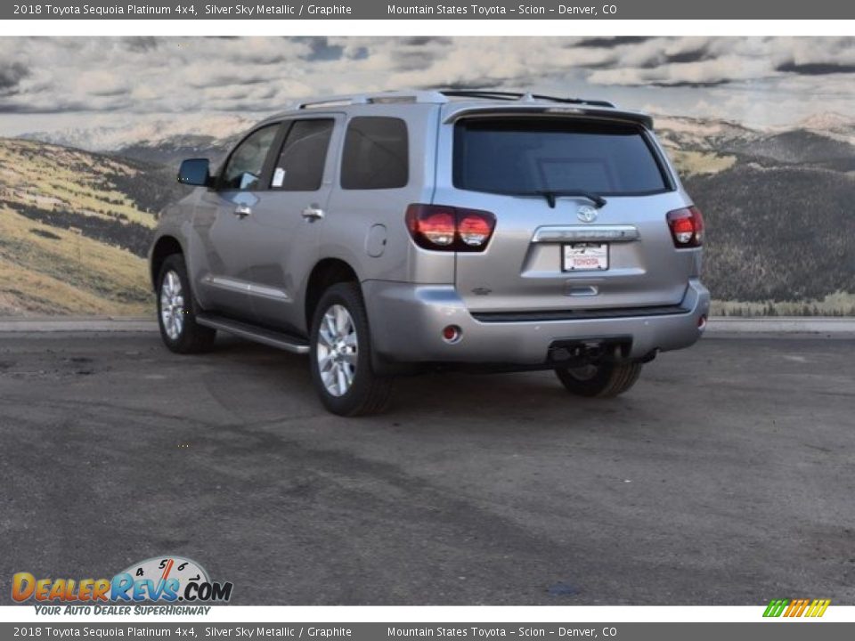 2018 Toyota Sequoia Platinum 4x4 Silver Sky Metallic / Graphite Photo #3