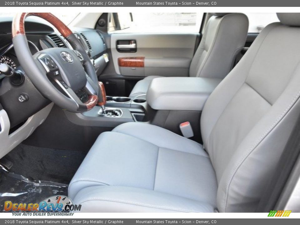 2018 Toyota Sequoia Platinum 4x4 Silver Sky Metallic / Graphite Photo #6