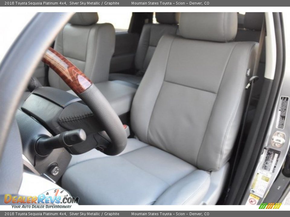 2018 Toyota Sequoia Platinum 4x4 Silver Sky Metallic / Graphite Photo #7