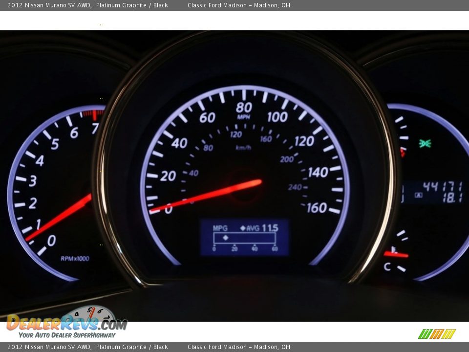 2012 Nissan Murano SV AWD Platinum Graphite / Black Photo #10