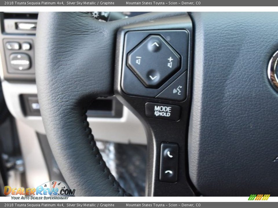 2018 Toyota Sequoia Platinum 4x4 Silver Sky Metallic / Graphite Photo #31