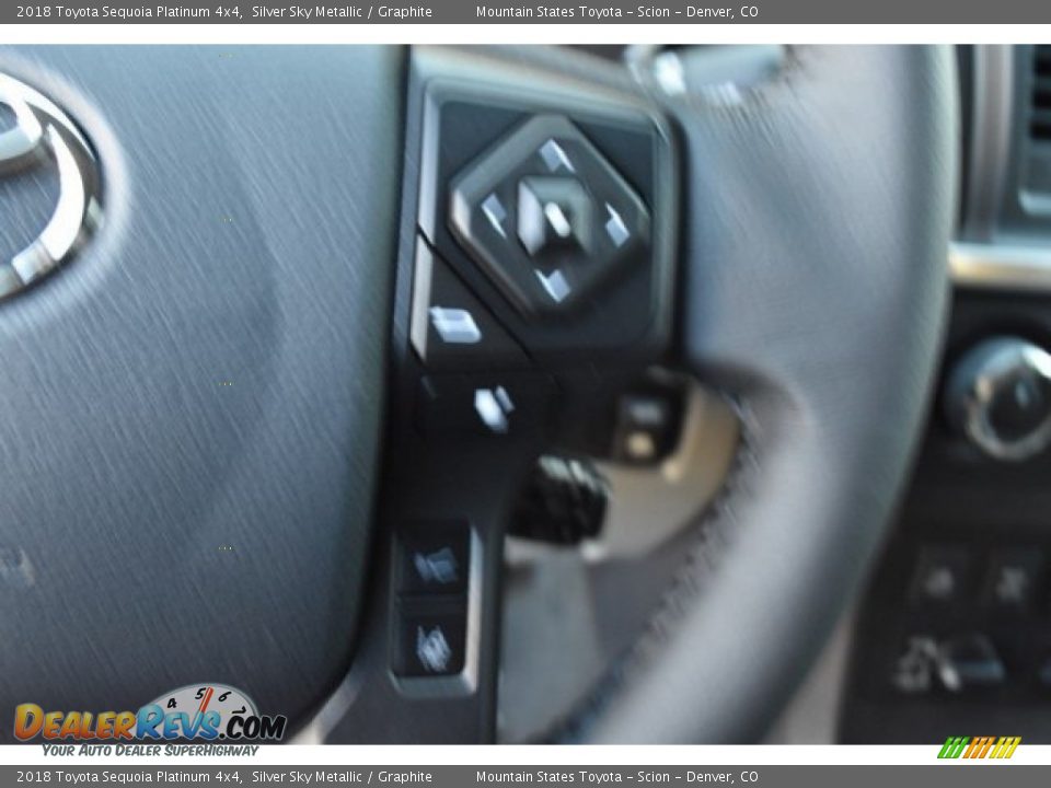 2018 Toyota Sequoia Platinum 4x4 Silver Sky Metallic / Graphite Photo #32