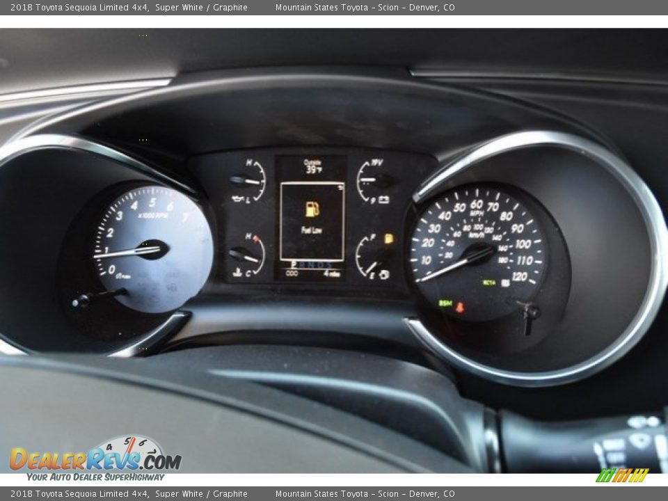 2018 Toyota Sequoia Limited 4x4 Super White / Graphite Photo #32