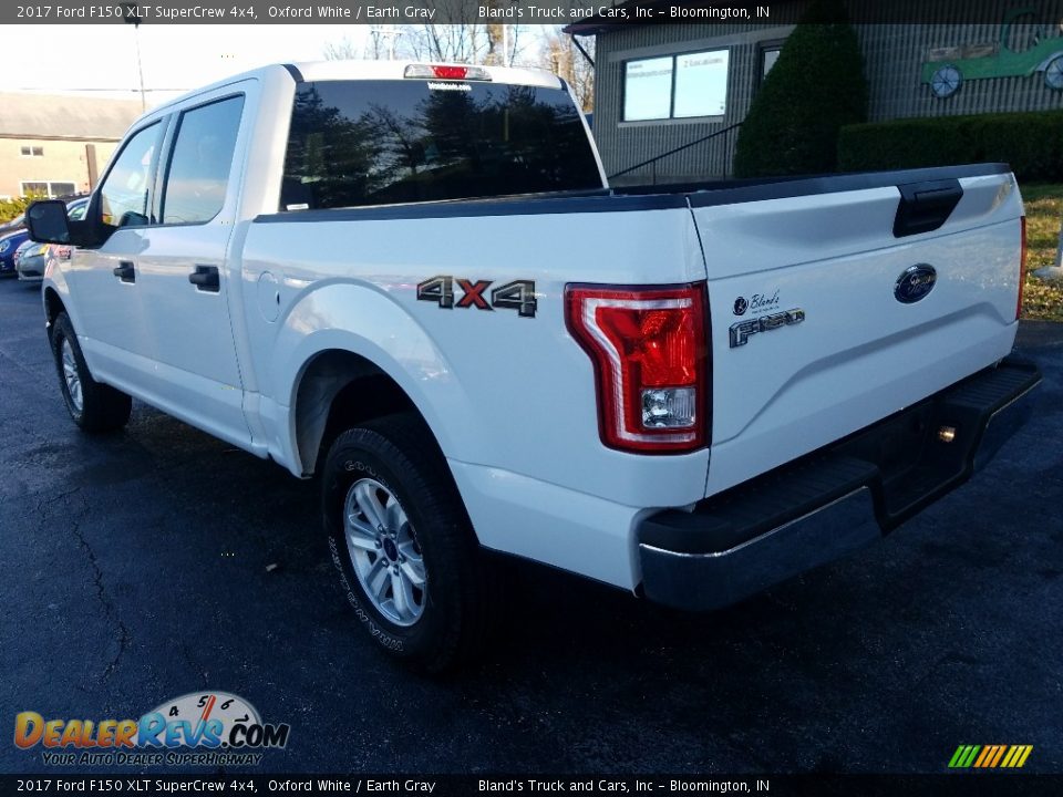 2017 Ford F150 XLT SuperCrew 4x4 Oxford White / Earth Gray Photo #3