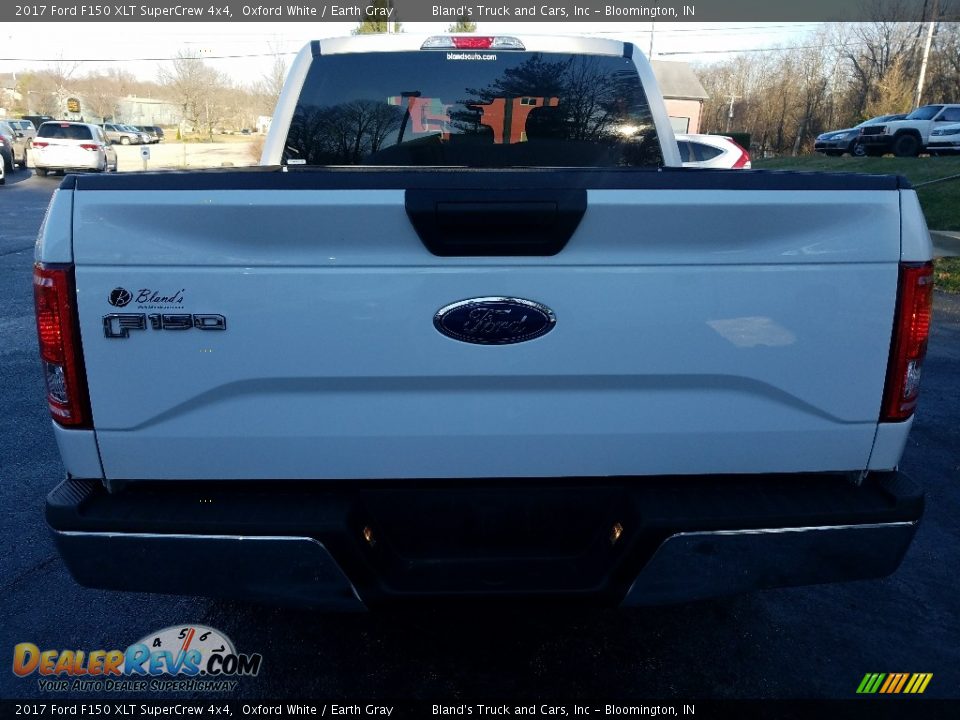 2017 Ford F150 XLT SuperCrew 4x4 Oxford White / Earth Gray Photo #4