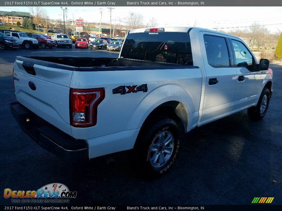2017 Ford F150 XLT SuperCrew 4x4 Oxford White / Earth Gray Photo #6