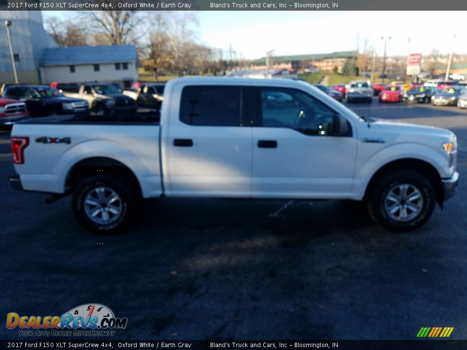 2017 Ford F150 XLT SuperCrew 4x4 Oxford White / Earth Gray Photo #7