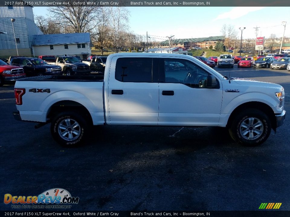 2017 Ford F150 XLT SuperCrew 4x4 Oxford White / Earth Gray Photo #8