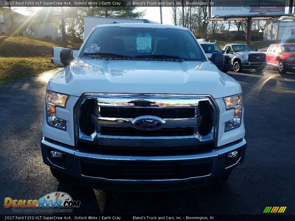 2017 Ford F150 XLT SuperCrew 4x4 Oxford White / Earth Gray Photo #12