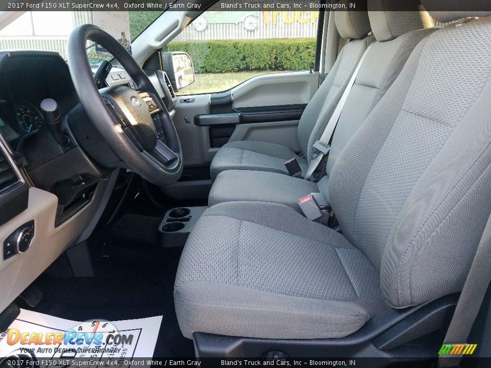 2017 Ford F150 XLT SuperCrew 4x4 Oxford White / Earth Gray Photo #18