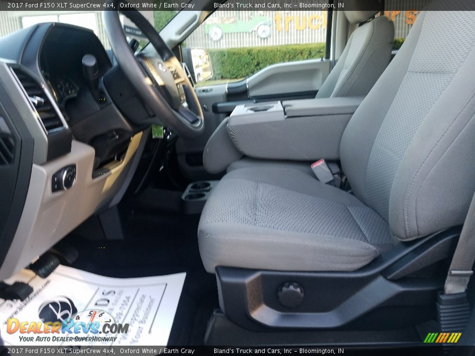 2017 Ford F150 XLT SuperCrew 4x4 Oxford White / Earth Gray Photo #19