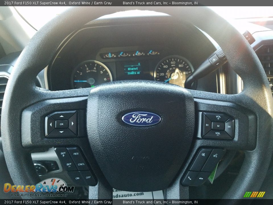2017 Ford F150 XLT SuperCrew 4x4 Oxford White / Earth Gray Photo #22