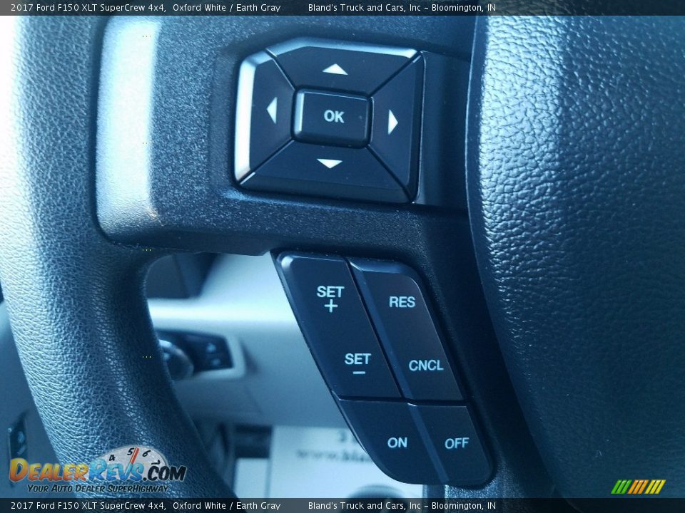 2017 Ford F150 XLT SuperCrew 4x4 Oxford White / Earth Gray Photo #23