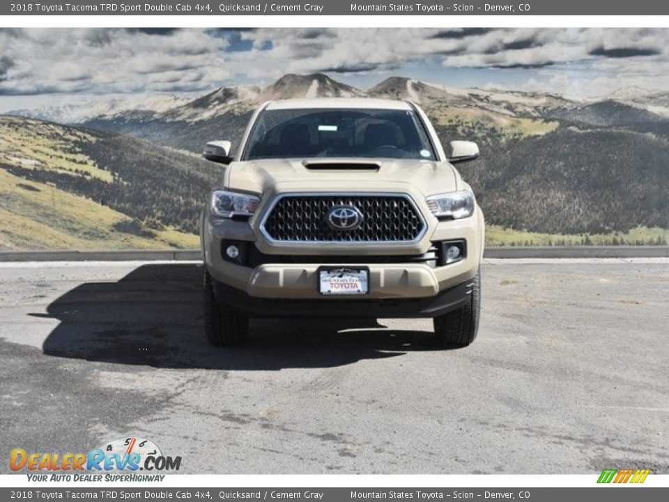 2018 Toyota Tacoma TRD Sport Double Cab 4x4 Quicksand / Cement Gray Photo #2